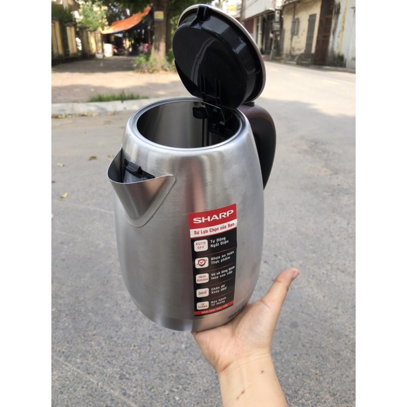 ẤM SIÊU TỐC SHARP 1,7lit ELJ-17EVSD-WD
