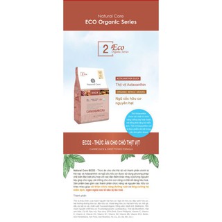 (1kg) THỨC ĂN HỮU CƠ NATURAL CORE CHO CHÓ THỊT VỊT (túi nguyên)