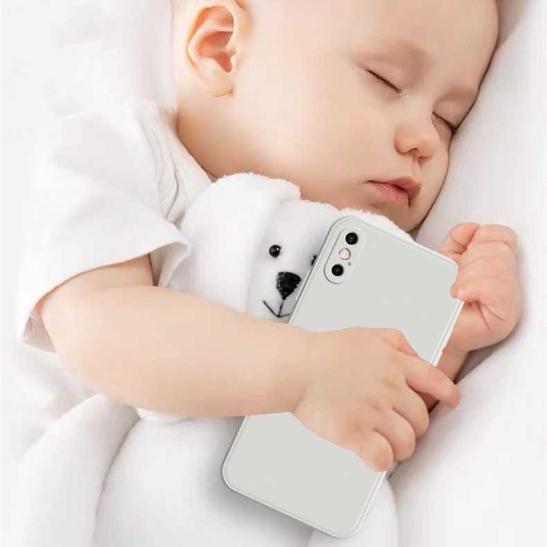 Straight Edge ốp for iPhone X XR Xs Max 7 Plus 8Plus 7+ 8+ silicon mềm hình dáng độc đáo
