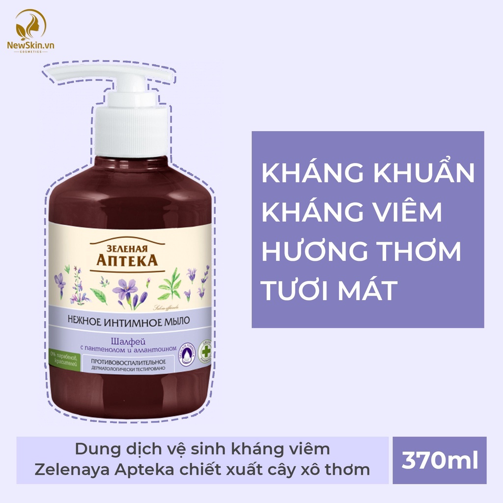Dung Dịch Vệ Sinh Phụ Nữ ANTEKA Green Pharmacy 370ml