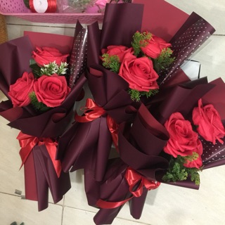 hoa giấy bó  3b siêu đẹp giá rẻ