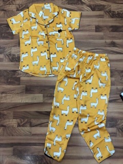 Set lụa satin pizama