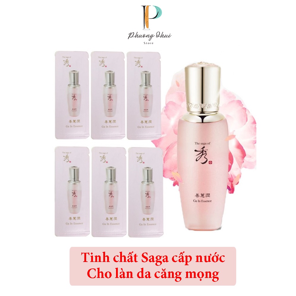 Tinh Chất Cấp Nước, Trắng Da Saga Ga In Essence Mở Dưỡng Và Chống Lão Hóa 1ml