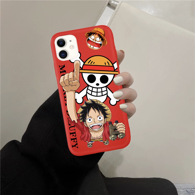 Ốp điện thoại in hình One Piece thích hợp cho IPhone 13 12 11 pro promax 7 8 plus SE 2020 X XS XR XSmax