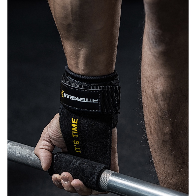 Tập thể dục Palm Bracelet Nam Single Bar Pull Up Hard Pull Đào tạo Palm Bracelet Thể thao Hỗ trợ Thắt lưng Grip