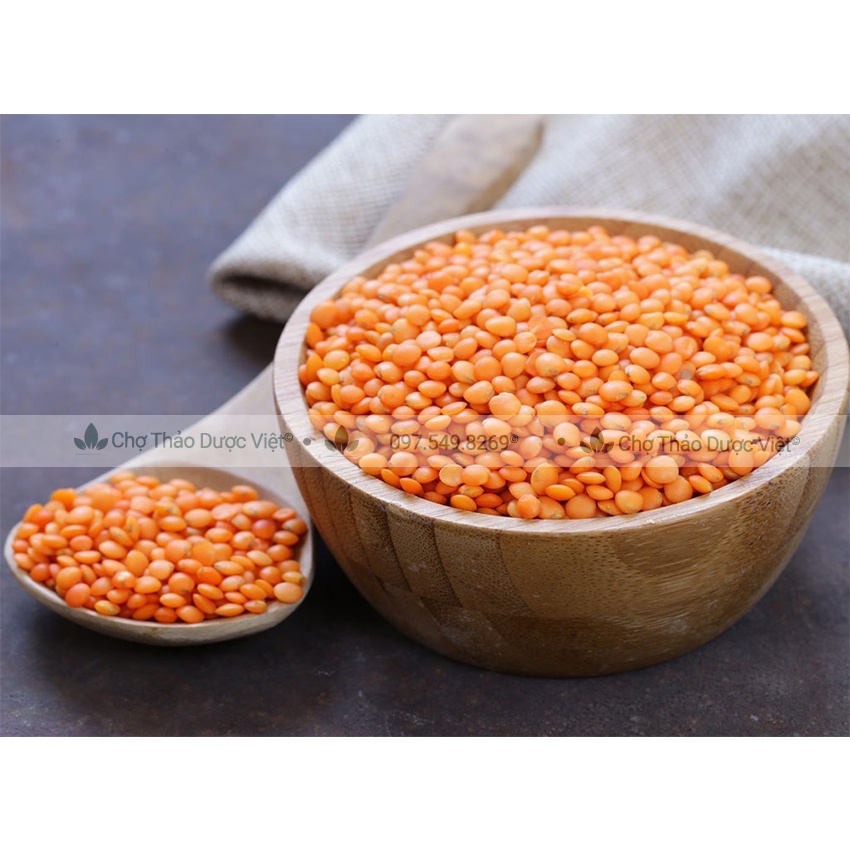 Đậu lăng đỏ hữu cơ 500g ( Hạt đậu lăng đỏ, hạt dinh dưỡng cho bé ăn dặm, tốt cho người ăn Keto)- Chợ Thảo Dược Việt