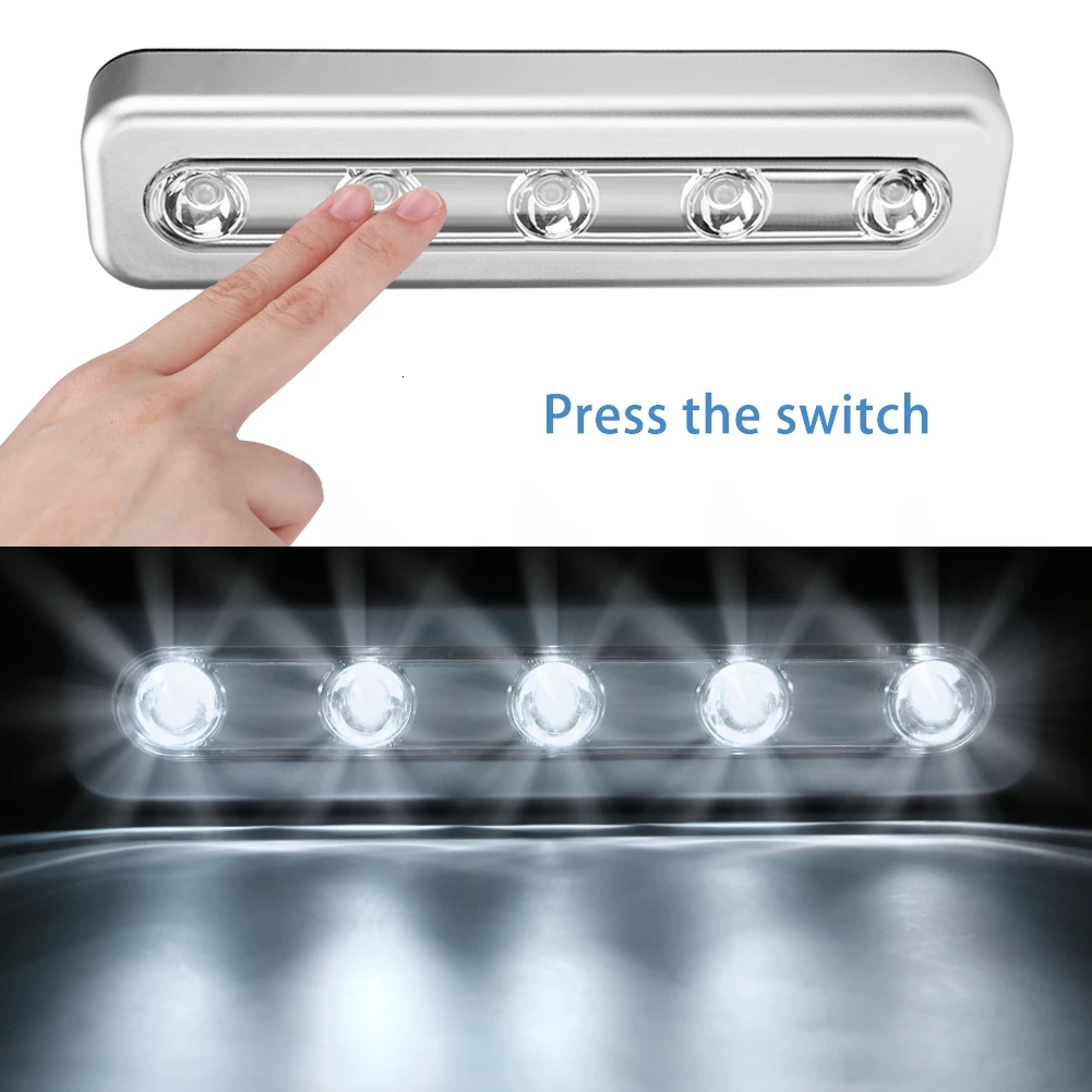 Đèn Led Mini Không Dây Dạng Nhấn Tiện Lợi