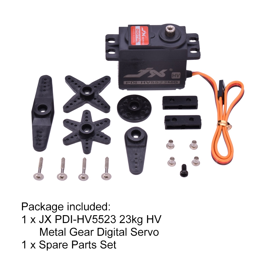 Động Cơ Servo JX PDI-HV5523 HV 23kg Cho Xe Ô Tô Điều Khiển Từ Xa