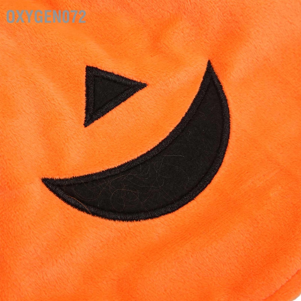 Oxygen072 Halloween Bí ngô cho chó Quần áo Dễ thương Ấm áp Trang phục Chó Lớn Trung bình Mùa Thu Đông
