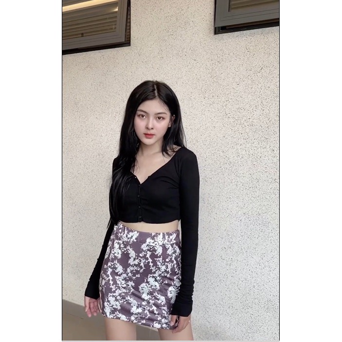 Chân Váy Họa Tiết Loang Chân Váy Chữ A Dáng Ngắn Phong Cách Hàn Quốc HH110 | BigBuy360 - bigbuy360.vn