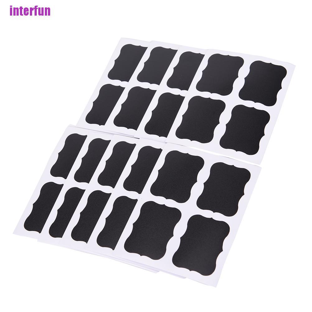 Bộ 36 Miếng Dán Bảng Đen Trang Trí