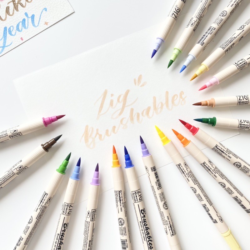 Bút brush ZIG Brushables