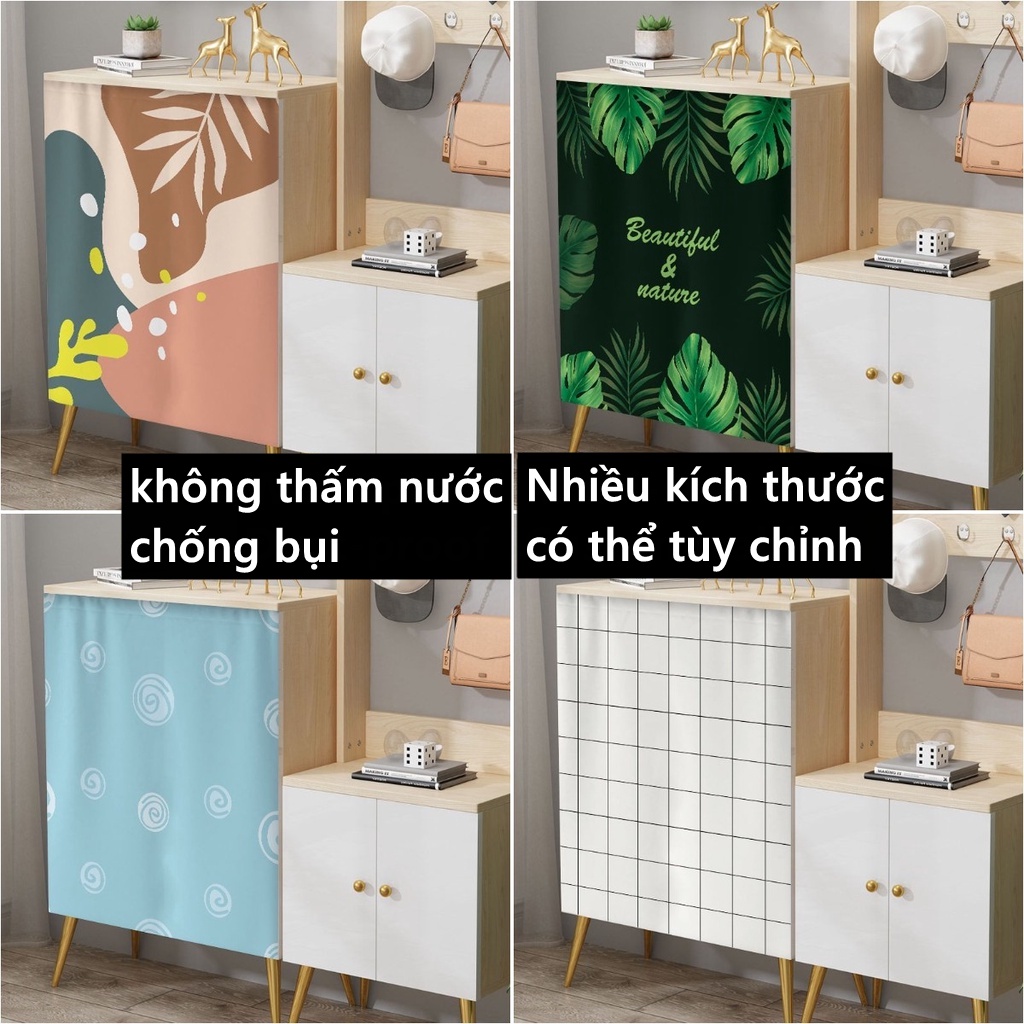 Rèm Cửa Sổ Nhà Tắm / Nhà Bếp Có Khóa Dán Ngắn Chống Nước / Bụi Bẩn