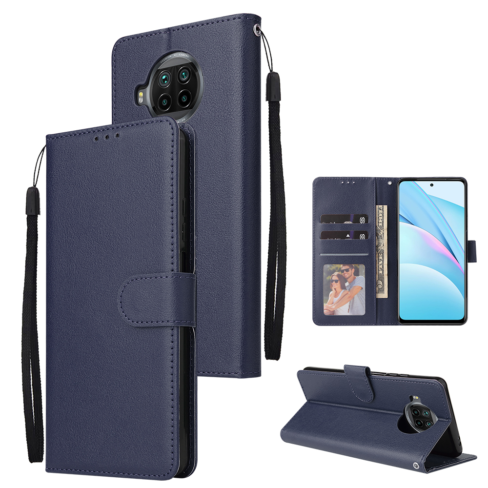 Flip Cover Casing Xiaomi Redmi 10X Note 7 8 8T Note 9s Note 9 Pro Max Lanyard Leather Case Holder Card Slot PhotoFrame Shell