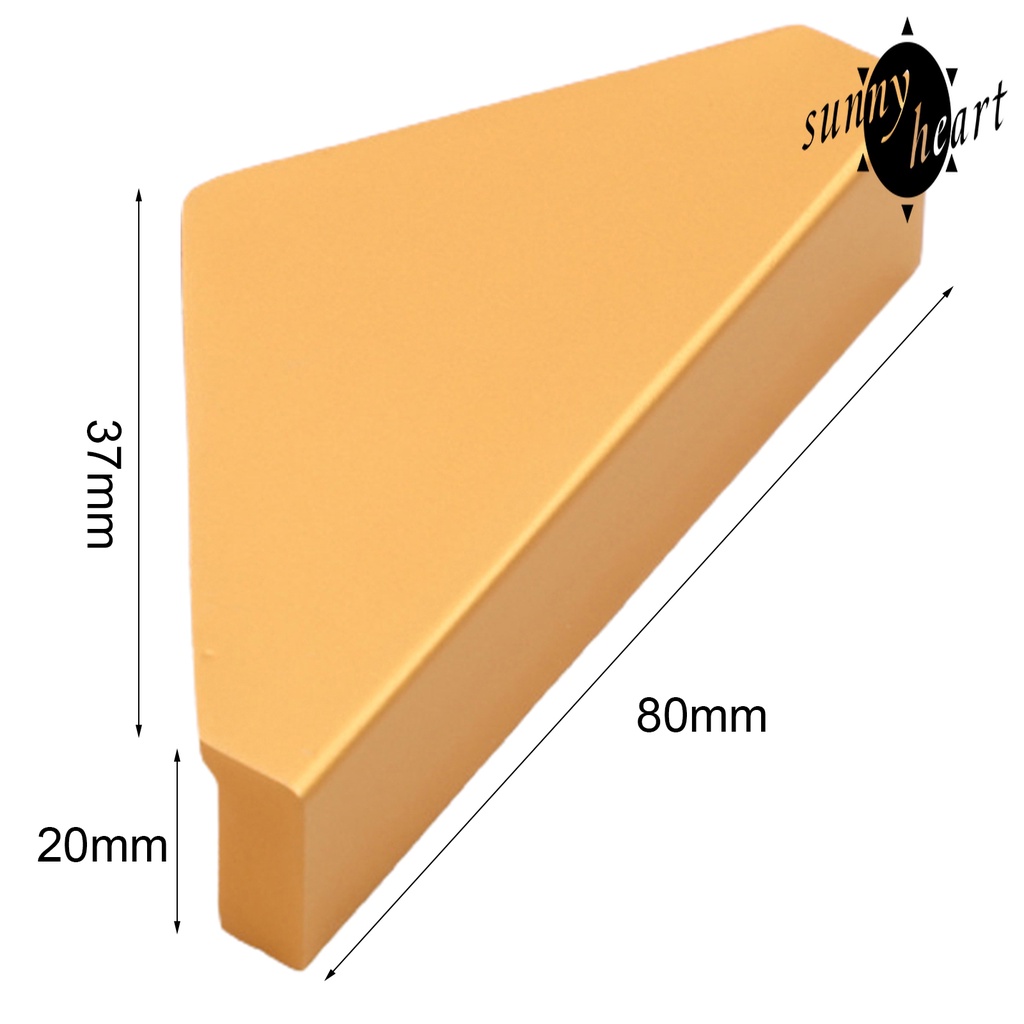 Tay Nắm Ngăn Kéo Tủ Bằng Đồng Thau Hình Bán Nguyệt Tinh Xảo Phong Cách Hiện Đại Cho Nhà Bếp
