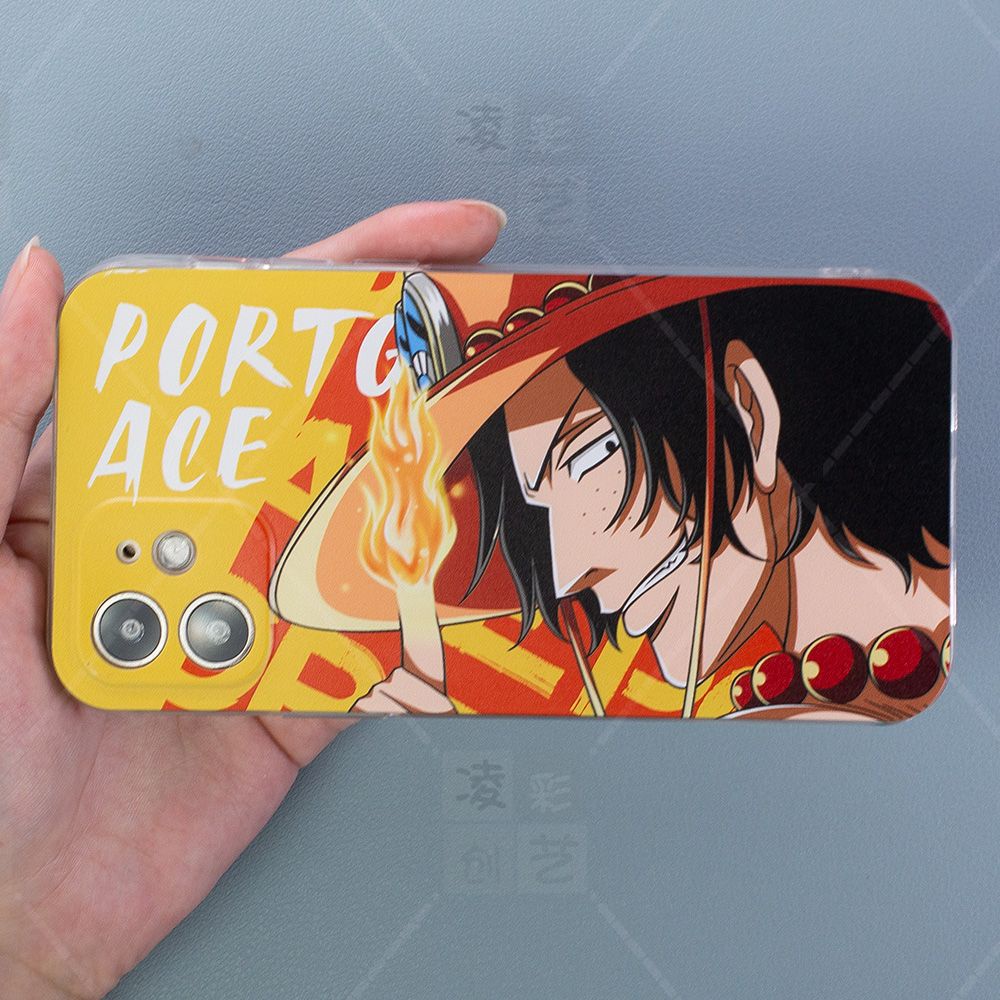 Ốp Điện Thoại Tpu Mềm Chống Sốc In Hình ONE PIECE Cho iPhone 11 12 13 pro max XS X XR XSMax 7 8 6 6s plus 5 4 SE 2020