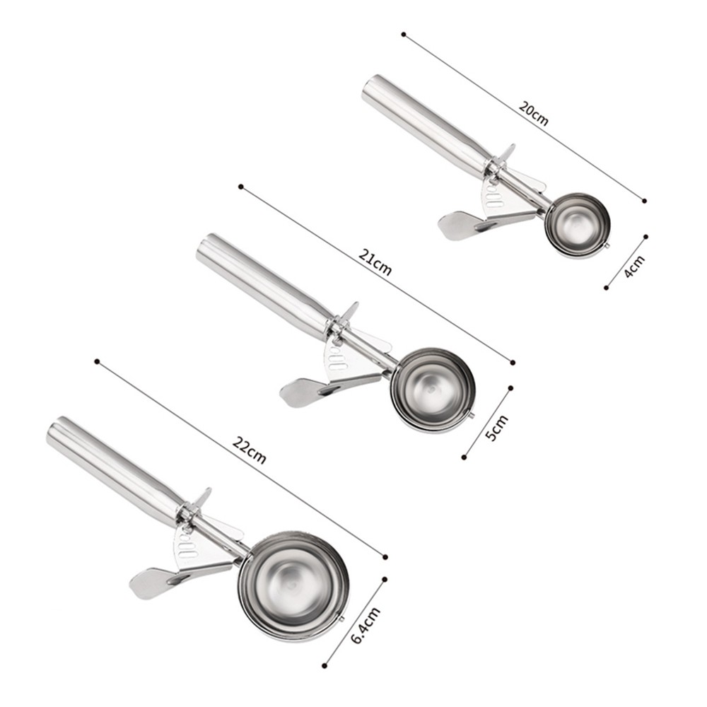 Muỗng Múc Kem Bằng Thép Không Gỉ Mxmio 304