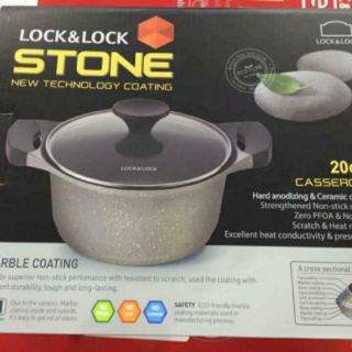 Nồi đá Stone 20cm Lock&Lock LCA6202