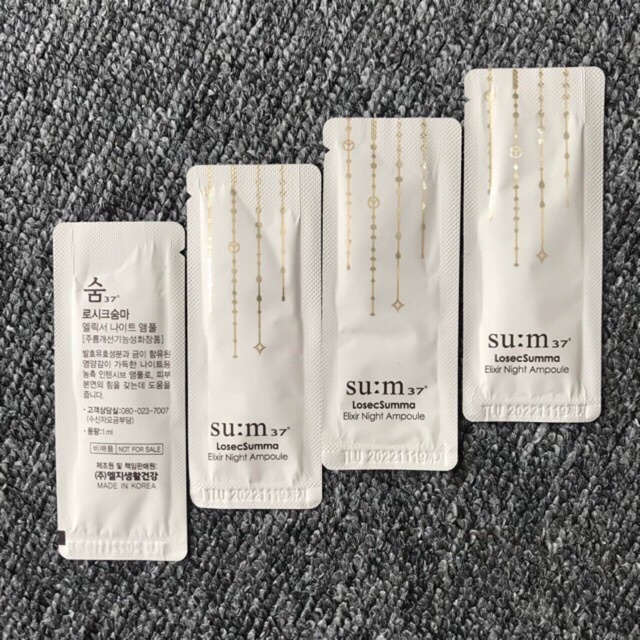 10 gói tinh chất vàng đêm - su:m37 losec summa night ampoule