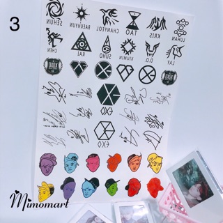Sticker dán kpop