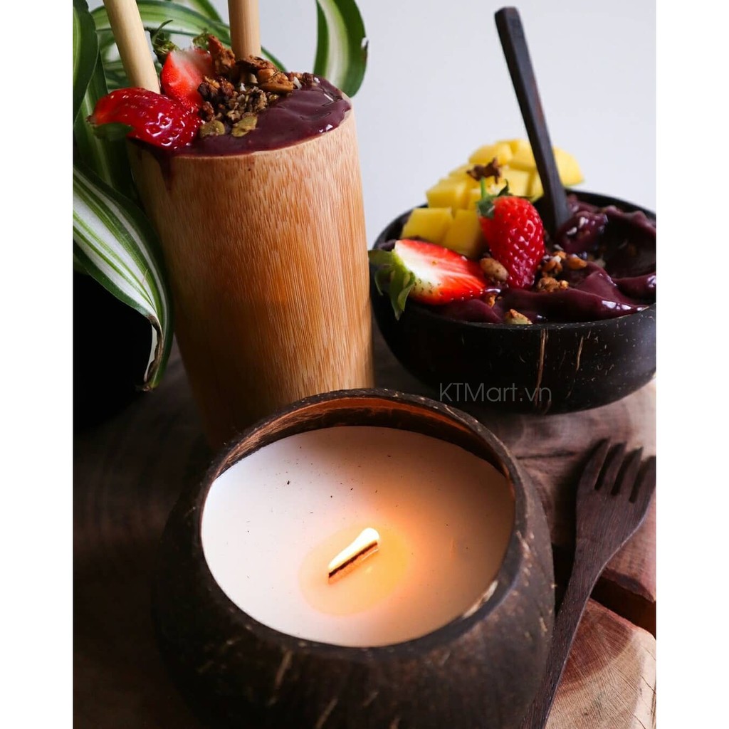 Nến thơm xuất khẩu Coconut Soy Candles 100% Biodegradable