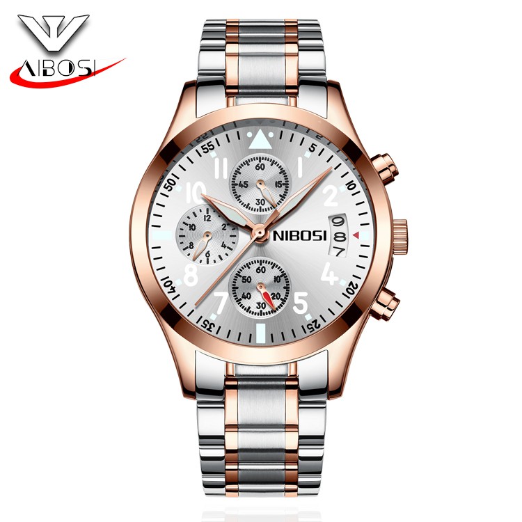 Đồng Hồ Nam NIBOSI 2303 Chính Hãng, Máy Citizent Nhật Bền Bỉ, Kính Tráng Sapphire Chống Xước - Hàng Fullbox | BigBuy360 - bigbuy360.vn