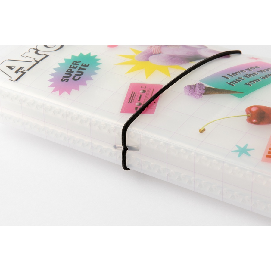 Binder Collect Book ARTBOX Hàn Quốc Đựng Photo Card Ảnh Họa Tiết Sticker Có Dây Buộc Sổ Bìa PP Nhám