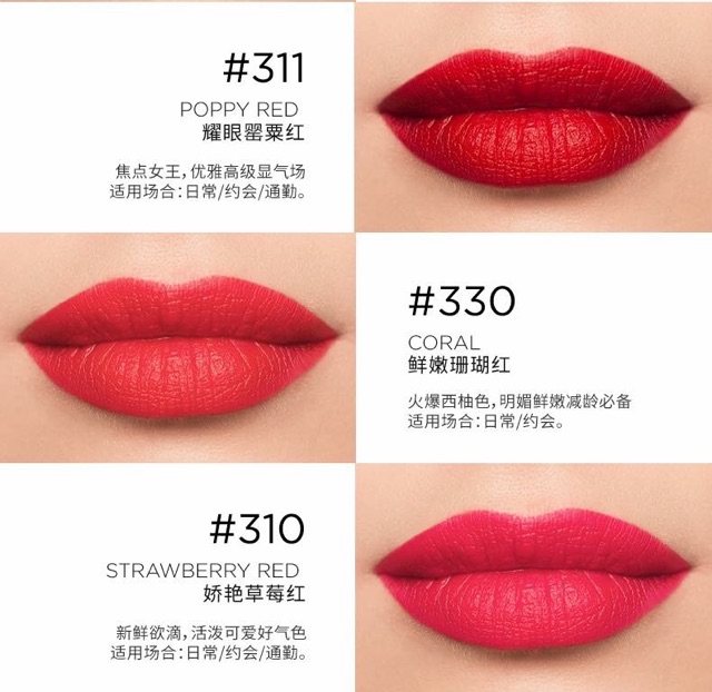 Son Kiko velvet passion matte lipstick có sẵn giá sale