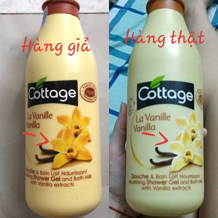 SỮA TẮM COTTAGE PHÁP 560ML/750ML