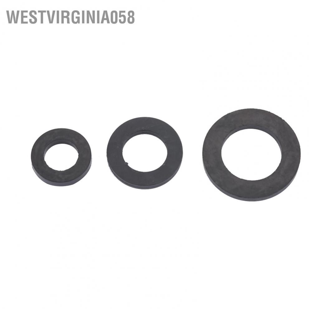 Westvirginia058 12pcs Washer Ring Shower Faucet Water Pipe Rubber Replacement for Sealing