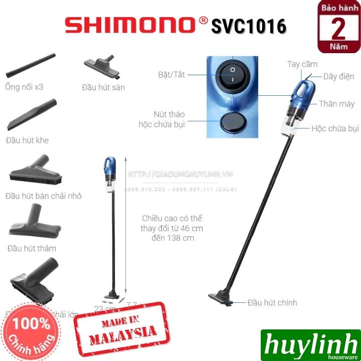 [Mã ELHAMS5 giảm 6% đơn 300K] Máy hút bụi cầm tay Shimono SVC1016 - Malaysia