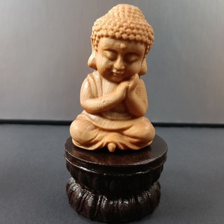 Tượng Phật Nhỏ Chạm Khắc Bằng Gỗ