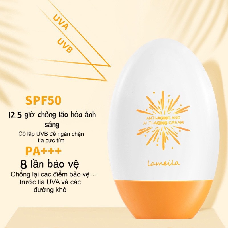 Sữa Chống Nắng Kem Chống Nắng Lameila Khỏi Tia UV SPF50 Kháng Nước Và Bảo Vệ Da Zoha