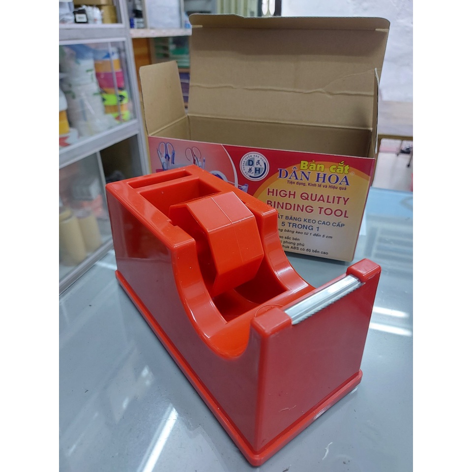 Bàn cắt băng keo 5 trong 1 bằng nhựa No. 800