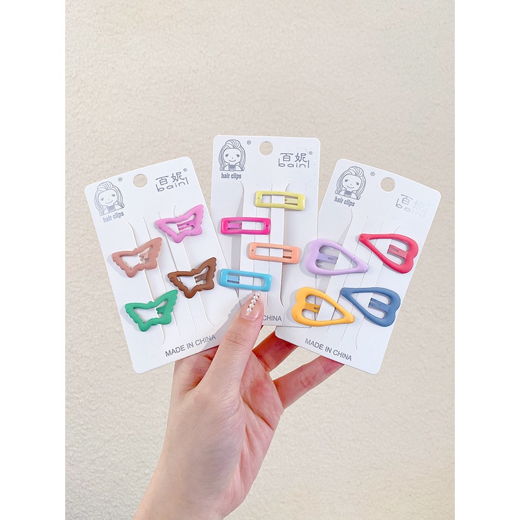 Kẹp Tóc Cỡ Nhỏ Họa Tiết Hoạt Hình Dễ Thương Cho Bé Gái