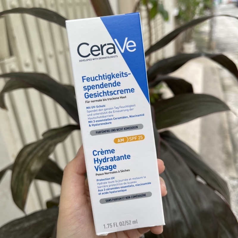 Kem dưỡng ban ngày CeraVe Facial Moisturising Lotion AM SPF 25 (52mL)