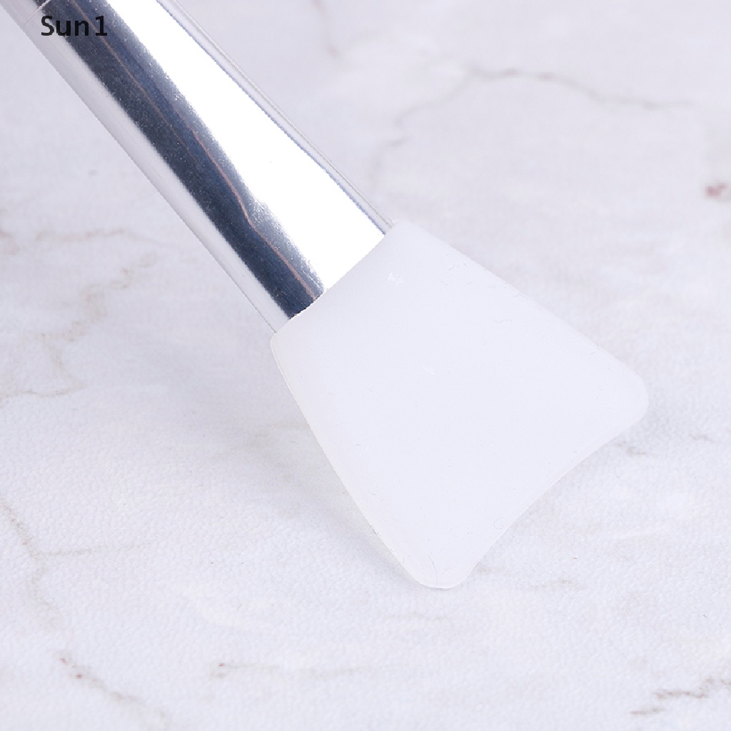 Cọ Silicone Đầu Phẳng Chăm Sóc Da Mặt Tiện Dụng