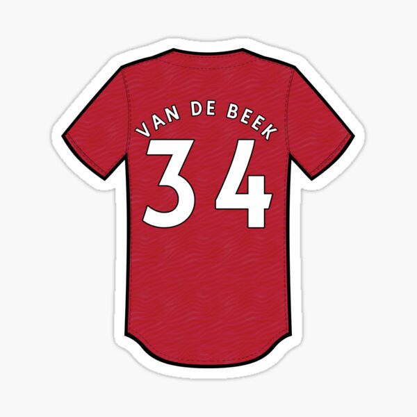 Bộ 49 sticker hình dán decal Áo bóng đá MANCHESTER UNITED, hình dán decal bóng đá, hình dán sticker laptop