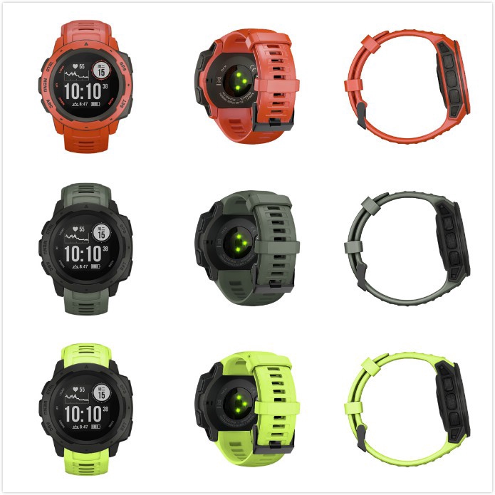 Dây đeo bằng silicon cho đồng hồ Garmin Instinct 22mm