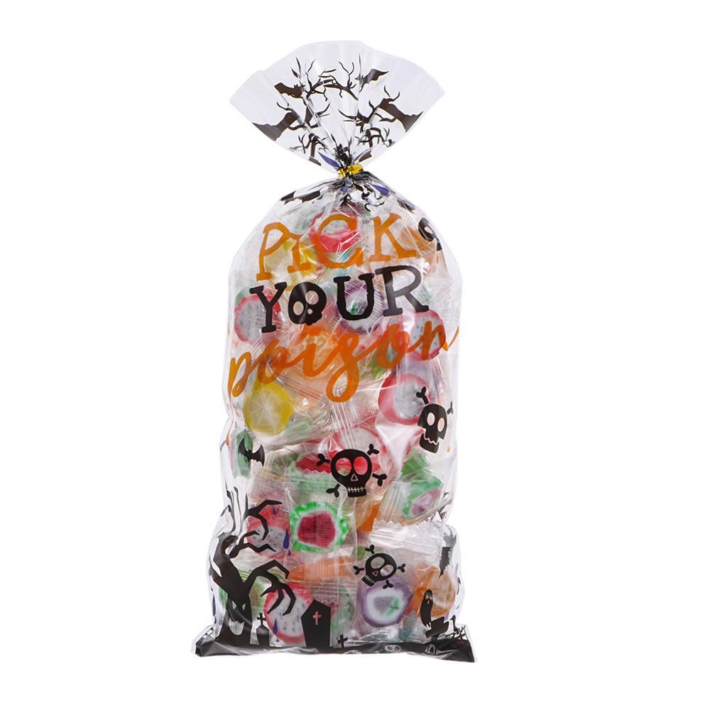 Set 100 Túi Đựng Kẹo Bánh Quy Trang Trí Halloween