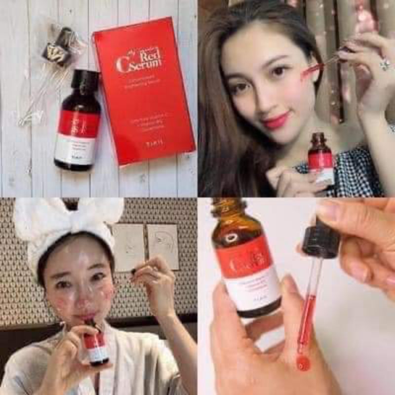 serum đỏ vitam C