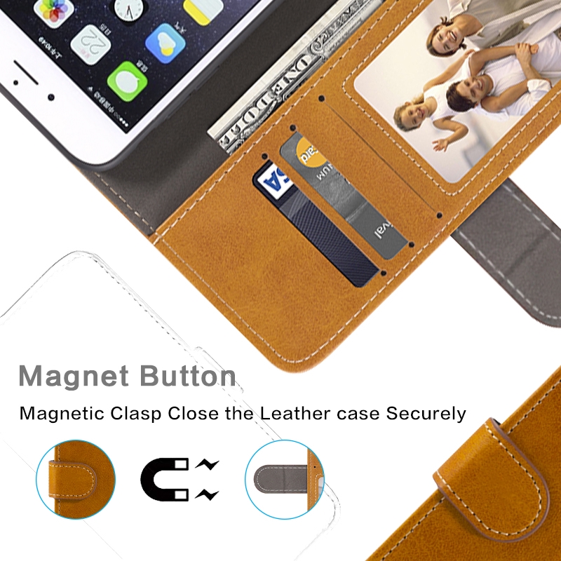 Luxury Magnet Wallet Case For Motorola Moto X Play Leather Flip Cover For Motorola Moto X Play Fashion Cases With Card Holder