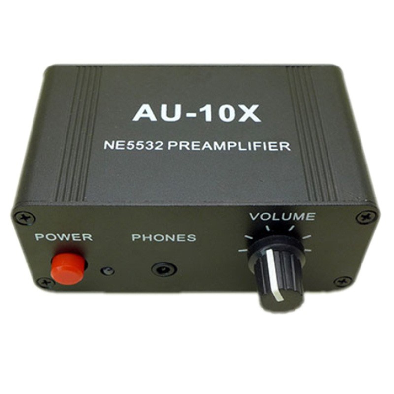 NE5532 Music Audio Signal Pre-Amplifier Gain Boost 20Db Headphone Volume Amplification Front Board