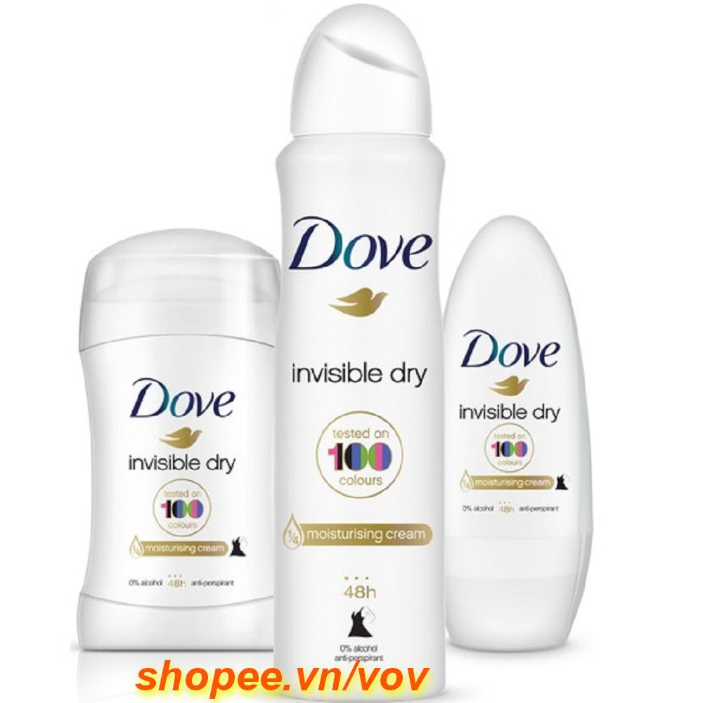 Xịt Khử Mùi Nữ 150Ml Dove Invisible Dry, Vov Cung Cấp & Bảo Trợ. | BigBuy360 - bigbuy360.vn