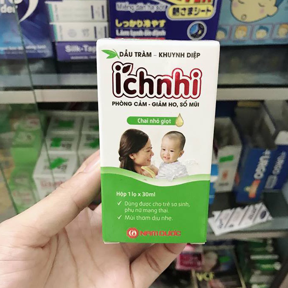 Dầu tràm ích nhi, dầu tràm chính hãng công ty Nam Dược, Chai 30ml