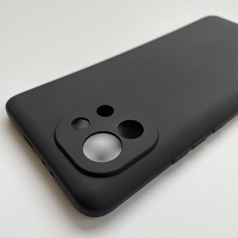 Ốp lưng dẻo cho Xiaomi Mi 11 Silicon màu đen nhám chống Vân tay, chống bám bẩn