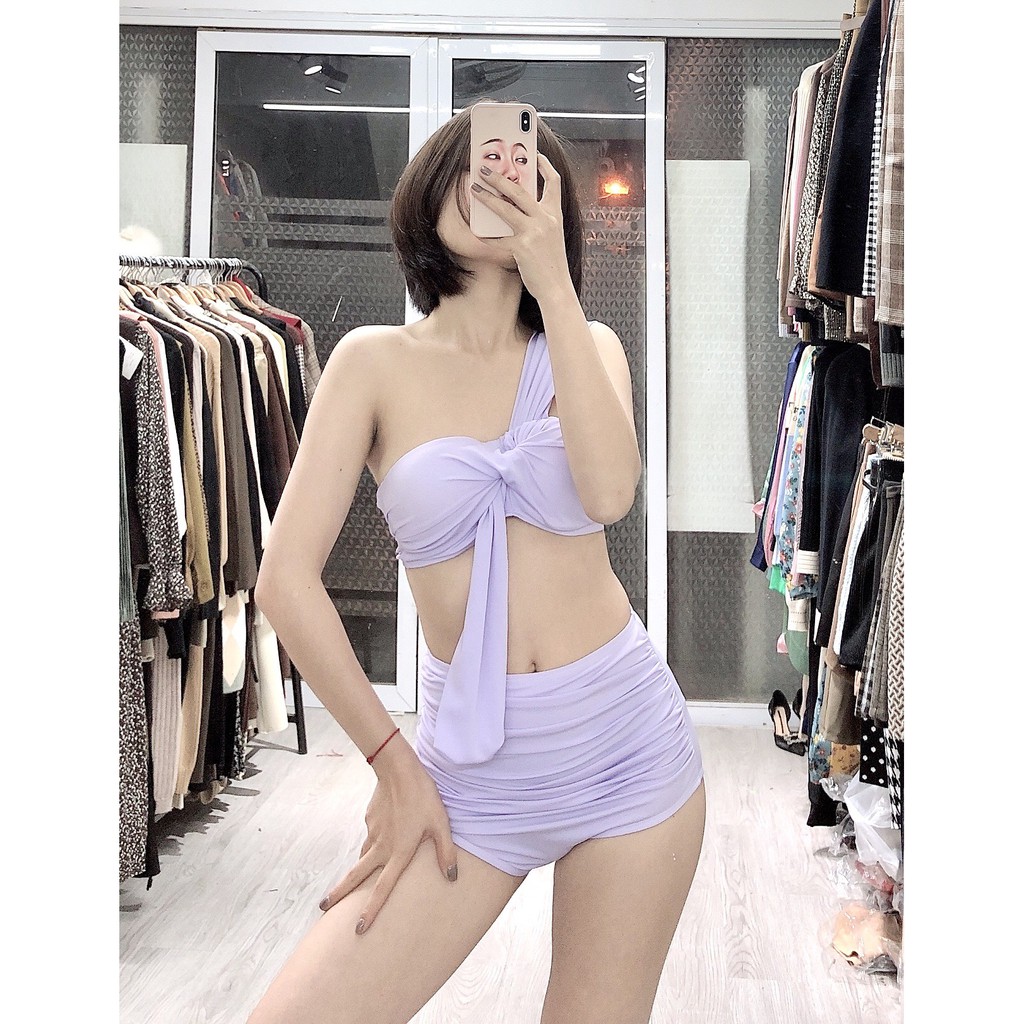 Bikini hai mảnh lệch vai quây mới nhất mặc đi biển ( kèm ảnh chụp thật) | BigBuy360 - bigbuy360.vn