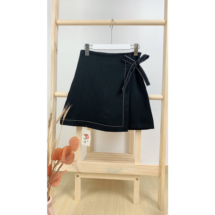 [C357] Quần giả váy chỉ nổi có nơ buộc dáng chữ A hàng có size chất tuyết mưa 2 lớp cực xinh giá siêu rẻ | BigBuy360 - bigbuy360.vn