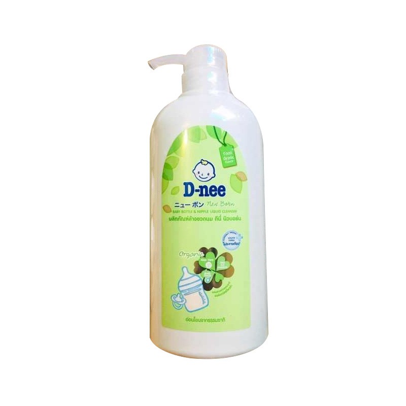 Nước rửa bình sữa và rau củ quả Dnee dạng chai 620ml - Thái Lan