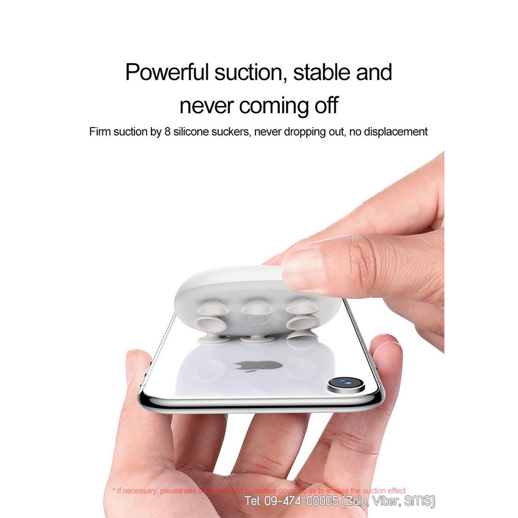 Đế sạc không dây Baseus Suction Cup chính hãng